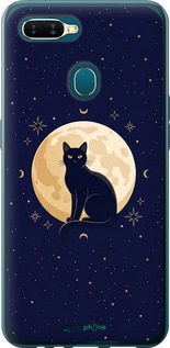 2D пластиковий чехол Cute Cat Celestial/Witchy для Oppo A5S - 6787t-1892 изображение 