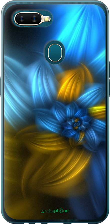 

Силіконовий чохол "Візерунок 46" для Oppo A5S, Синій