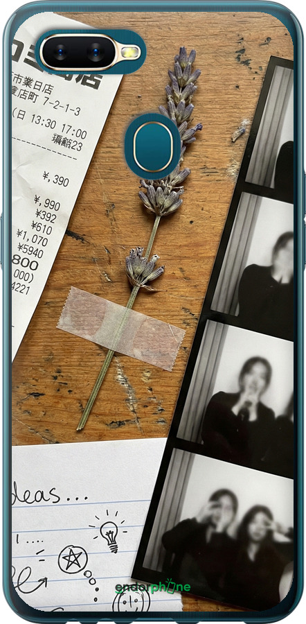 2D пластиковый чехол Aesthetic Scrapbook Collage для Oppo A12 - 6773t-2557 изображение 