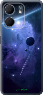 Силиконовый чехол Планеты в синем космосе для Oppo A5X 4G/5G - 171u-4090 изображение 