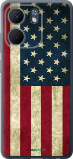 Силиконовый чехол Флаг США для Oppo A5X 4G/5G - 395u-4090 изображение 