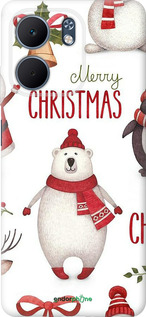 Силиконовый чехол Merry Christmas для Oppo A5X 4G/5G - 4106u-4090 изображение 