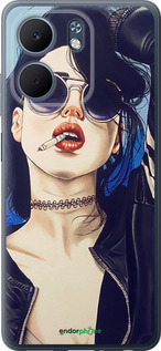 Силиконовый чехол Девушка на стиле для Oppo A5X 4G/5G - 4151u-4090 изображение 
