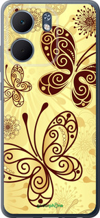 Силиконовый чехол Красивые бабочки для Oppo A5X 4G/5G - 4170u-4090 изображение 