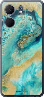 Силиконовый чехол Green marble для Oppo A5X 4G/5G - 4365u-4090 изображение 