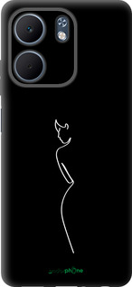 Силиконовый чехол Силуэт1 для Oppo A5X 4G/5G - 4590u-4090 изображение 