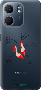 Силіконовий чехол Жінка для Oppo A5X 4G/5G - 4599u-4090 изображение 