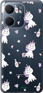 Силиконовый чехол Единорожка v2 для Oppo A5X 4G/5G - 4703u-4090 изображение 