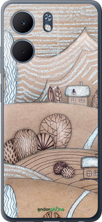 Силиконовый чехол Сказочные холмы для Oppo A5X 4G/5G - 4749u-4090 изображение 