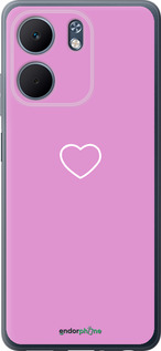 Силиконовый чехол Сердце 2 для Oppo A5X 4G/5G - 4863u-4090 изображение 