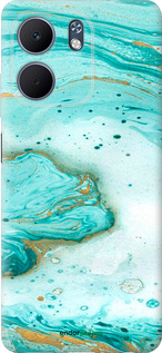 Силиконовый чехол Мраморный для Oppo A5X 4G/5G - 4895u-4090 изображение 