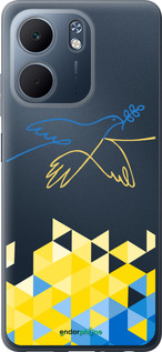 Силиконовый чехол Птица мира для Oppo A5X 4G/5G - 5231u-4090 изображение 