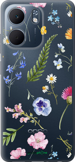 Силіконовий чехол Квітковий фон v2 для Oppo A5X 4G/5G - 5472u-4090 изображение 