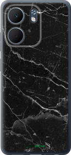Силиконовый чехол Черный мрамор v2 для Oppo A5X 4G/5G - 5568u-4090 изображение 
