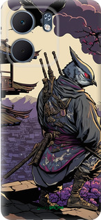 Силиконовый чехол Птица воин для Oppo A5X 4G/5G - 5587u-4090 изображение 