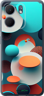 Силиконовый чехол Горошек абстракция для Oppo A5X 4G/5G - 5608u-4090 изображение 