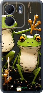 Силиконовый чехол Жабки 2 для Oppo A5X 4G/5G - 5657u-4090 изображение 