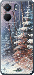 Силиконовый чехол Зимний пейзаж для Oppo A5X 4G/5G - 5814u-4090 изображение 