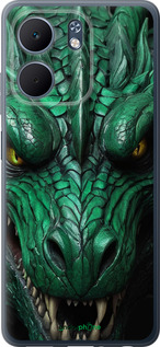 Силиконовый чехол Зелёный дракон v2 для Oppo A5X 4G/5G - 5817u-4090 изображение 