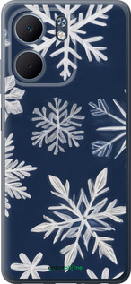 Силиконовый чехол Снежинки для Oppo A5X 4G/5G - 5821u-4090 изображение 