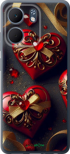 Силиконовый чехол 'Сердечки v4' для Oppo A5X 4G/5G изображение 3