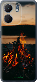 Силиконовый чехол Огонь для Oppo A5X 4G/5G - 6021u-4090 изображение 