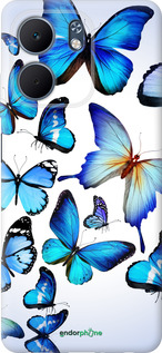Силиконовый чехол Бабочки для Oppo A5X 4G/5G - 6023u-4090 изображение 