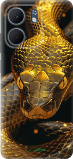Силиконовый чехол Golden snake для Oppo A5X 4G/5G - 6072u-4090 изображение 