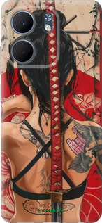 Силиконовый чехол Тайна катаны для Oppo A5X 4G/5G - 6074u-4090 изображение 