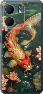 Силиконовый чехол Мелодия Лотоса для Oppo A5X 4G/5G - 6106u-4090 изображение 