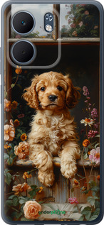 Силиконовый чехол Щенок cocker spaniel для Oppo A5X 4G/5G - 6136u-4090 изображение 