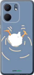 Силиконовый чехол Гусь ныряет для Oppo A5X 4G/5G - 6275u-4090 изображение 