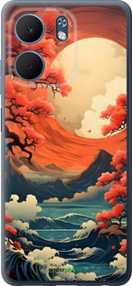 Силиконовый чехол Природа японии для Oppo A5X 4G/5G - 6327u-4090 изображение 