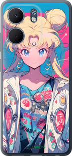 Силиконовый чехол Сейлор Мун 2 для Oppo A5X 4G/5G - 6351u-4090 изображение 