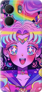 Силиконовый чехол Сейлор Мун 3 для Oppo A5X 4G/5G - 6352u-4090 изображение 