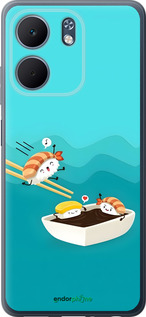 Силиконовый чехол Суши для Oppo A5X 4G/5G - 6354u-4090 изображение 