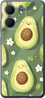 Силиконовый чехол Авокадо для Oppo A5X 4G/5G - 6380u-4090 изображение 