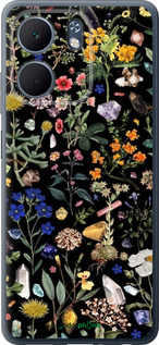 Силиконовый чехол С цветами для Oppo A5X 4G/5G - 6422u-4090 изображение 
