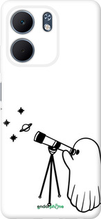 Силіконовий чехол Привид астроном для Oppo A5X 4G/5G - 6444u-4090 изображение 