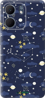 Силіконовий чехол Астрономічний візерунок для Oppo A5X 4G/5G - 6446u-4090 изображение 