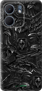 Силиконовый чехол Воронья ярость для Oppo A5X 4G/5G - 6474u-4090 изображение 