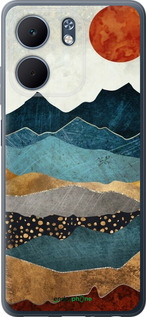 Силиконовый чехол Янтарный закат для Oppo A5X 4G/5G - 6475u-4090 изображение 