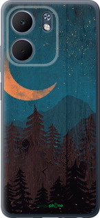 Силиконовый чехол Звездный лес для Oppo A5X 4G/5G - 6480u-4090 изображение 