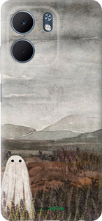 Силиконовый чехол Одинокий призрак на фоне гор для Oppo A5X 4G/5G - 6486u-4090 изображение 