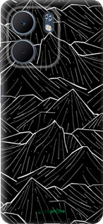 Силиконовый чехол С изображением Темных гор для Oppo A5X 4G/5G - 6489u-4090 изображение 