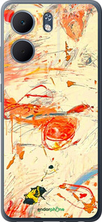 Силиконовый чехол Динамичная картина с хаотичными мазками для Oppo A5X 4G/5G - 6540u-4090 изображение 