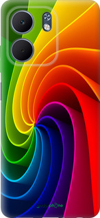 Силиконовый чехол Радужный вихрь для Oppo A5X 4G/5G - 747u-4090 изображение 
