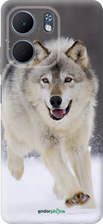 Силиконовый чехол Бегущий волк для Oppo A5X 4G/5G - 826u-4090 изображение 