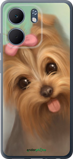 Силиконовый чехол Нарисованный йоркширский терьер для Oppo A5X 4G/5G - 928u-4090 изображение 
