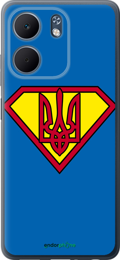 Силиконовый чехол Супер Тризуб для Oppo A5X 4G/5G - 1164u-4090 изображение 